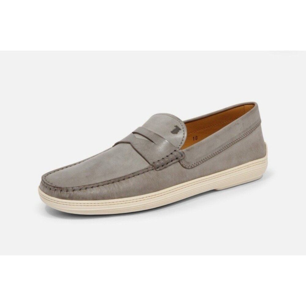 I0293 Tod’s Mocassino Mens Vintage Effect Loafer Penny Loafers Moccasins Shoes